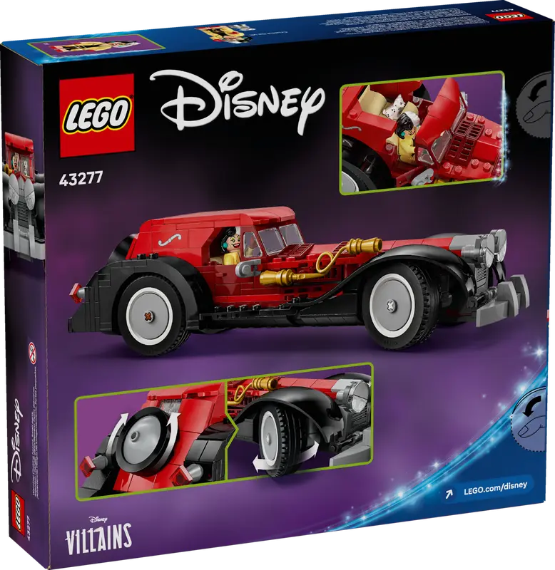 Disney Cruella De Vil und ihr Auto (43277)